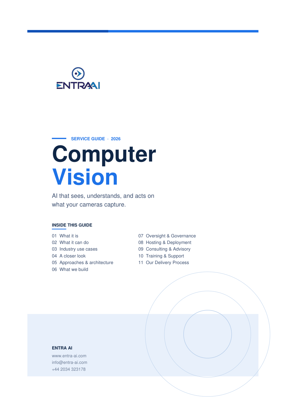 Computer Vision service guide preview