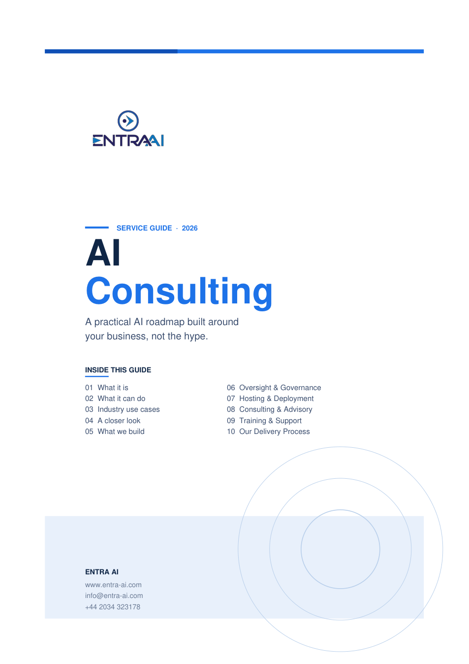 AI Consulting service guide preview